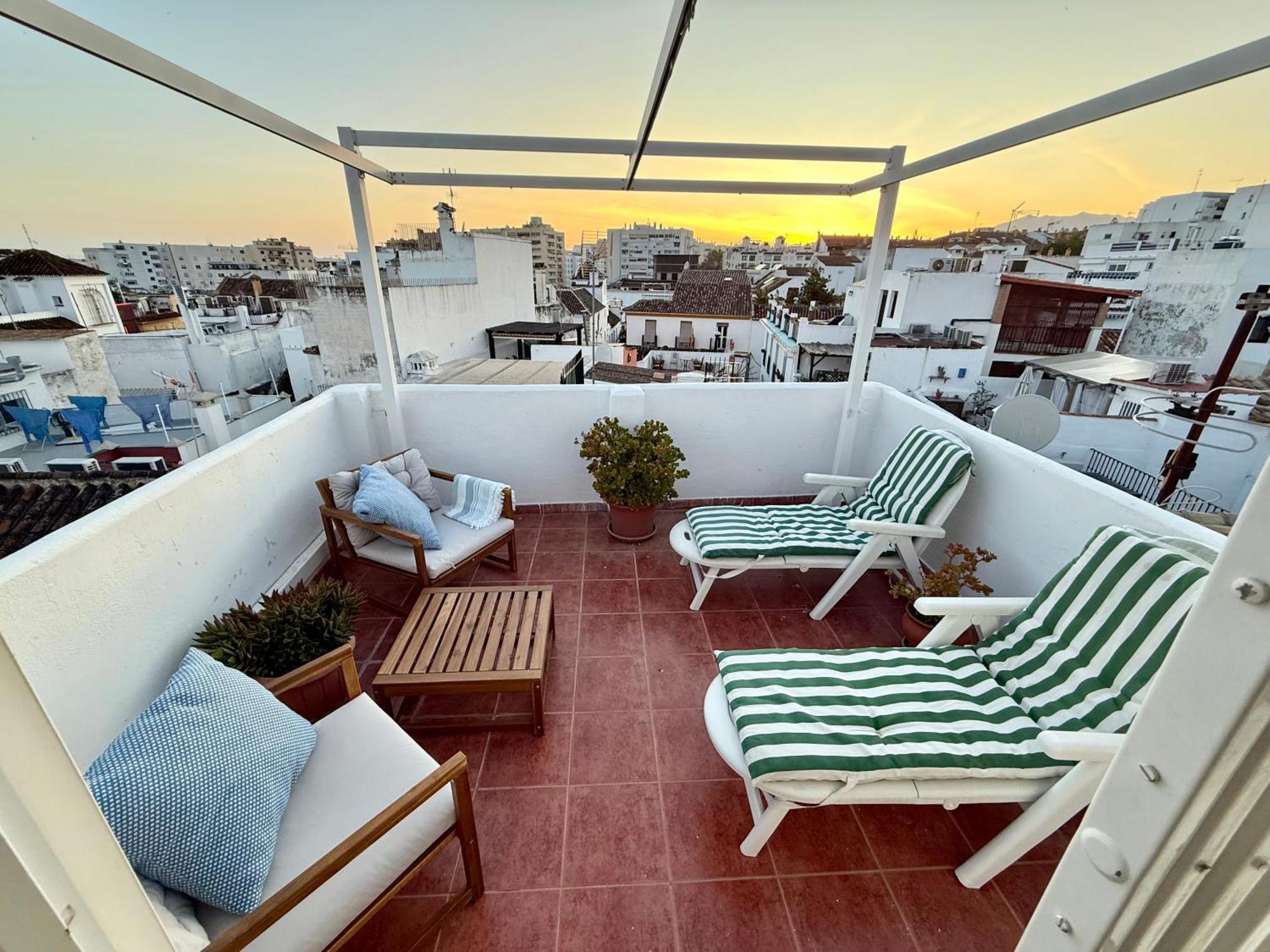 Old Town House With Terrace Villa Marbella Exterior foto